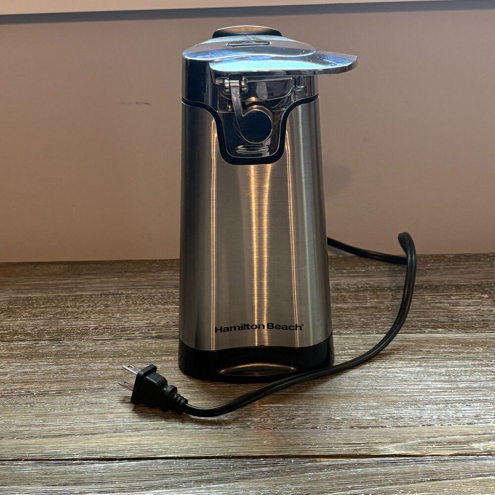 Hamilton Beach SureCut Automatic Electric Can Opener with Multi Tool Stainless